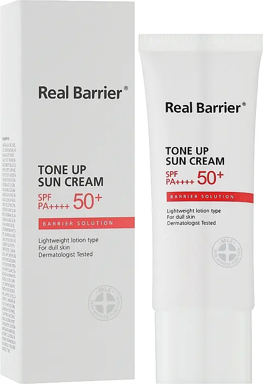 Сонцезахисний крем Real Barrier Tone Up Sun Cream SPF50+ PA++++ 40 мл - фото 2