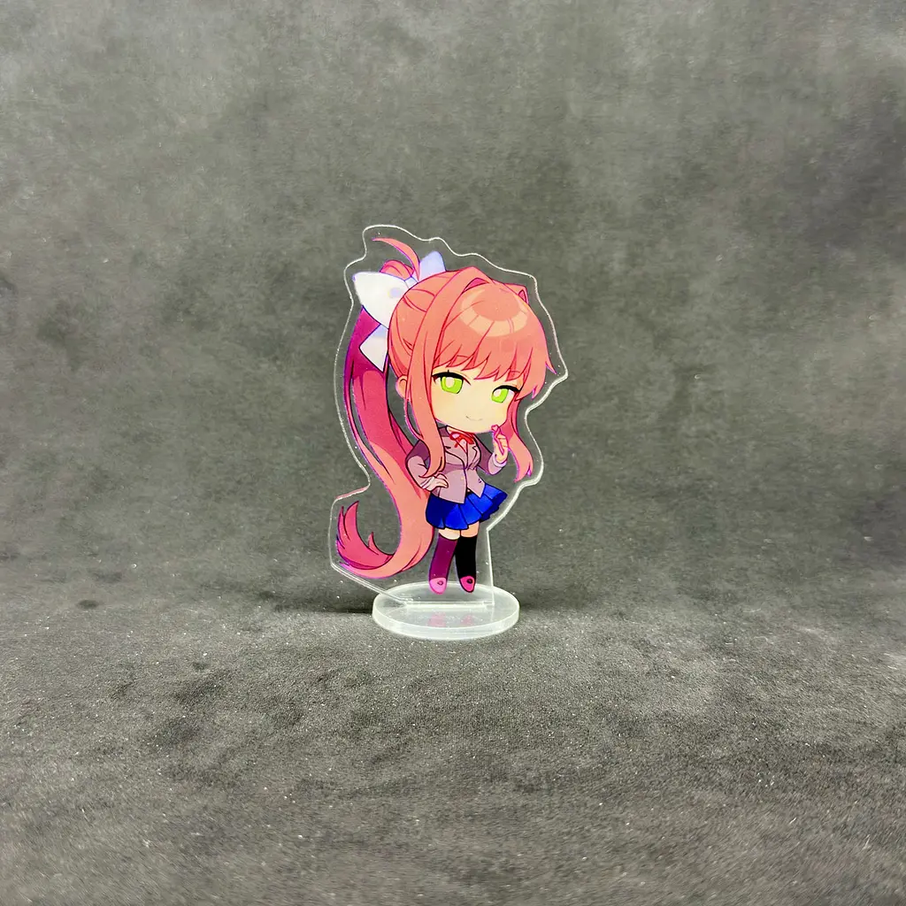 Акрилова колекційна фігурка Chibi Doki Doki Literature Club! Моніка 10 cм - фото 2