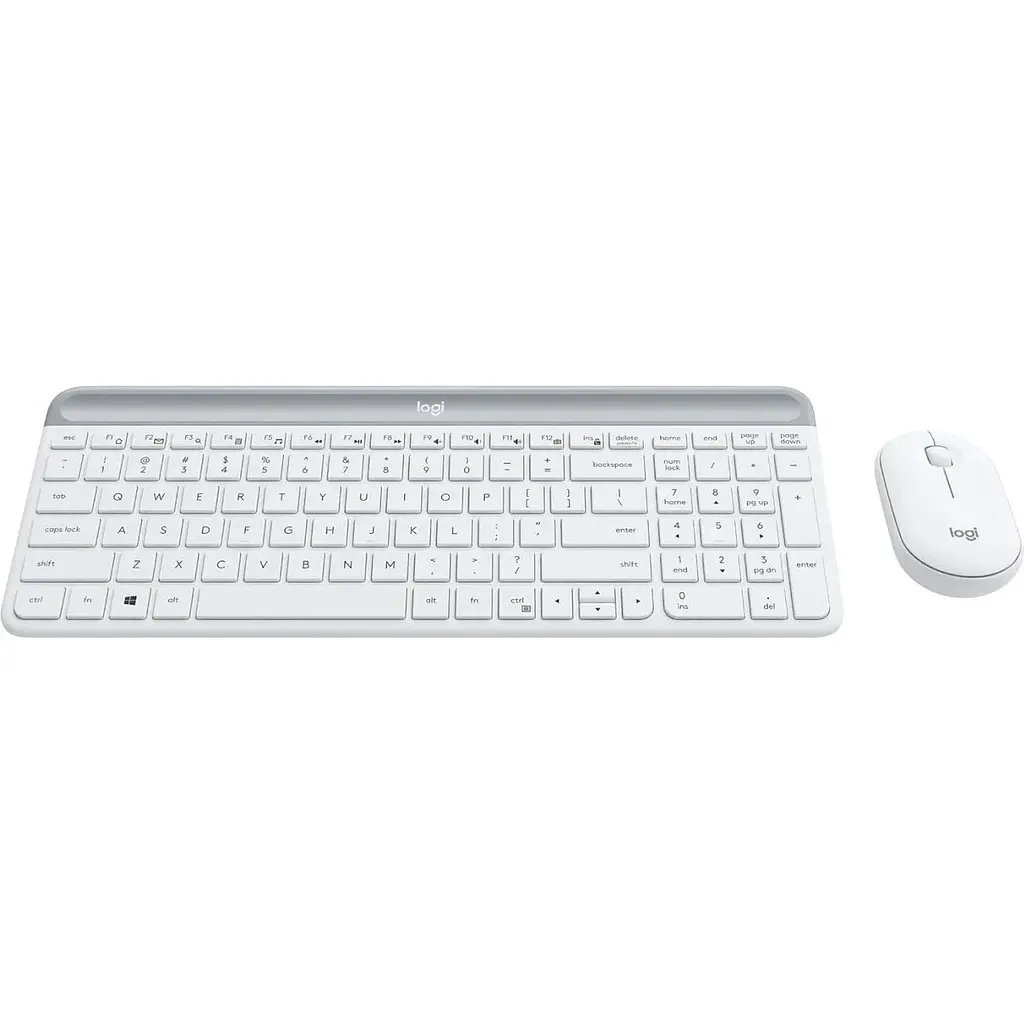 Комплект клавиатура + мышь Logitech MK470 Wireless Slim Off-White [920-009205] [80789] - фото 3