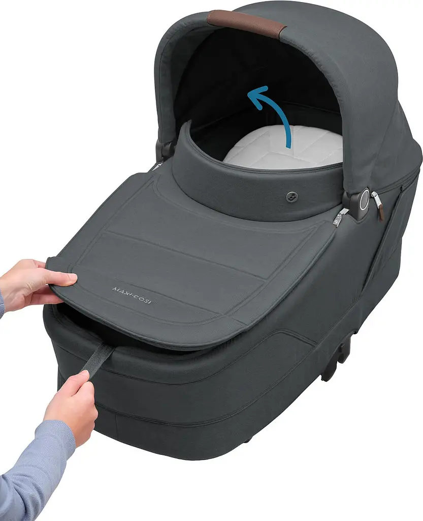 Коляска 2 в 1 універсальна Maxi-Cosi Oxford+ Twillic Graphite (1978204110) - фото 10