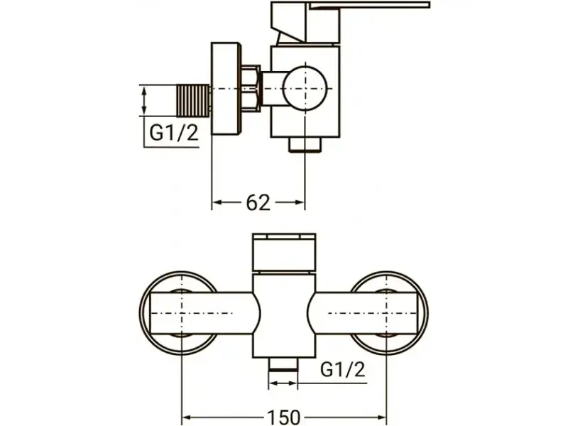 Смеситель для душевой кабины (душа) Aquatica HT-1D171P - фото 5