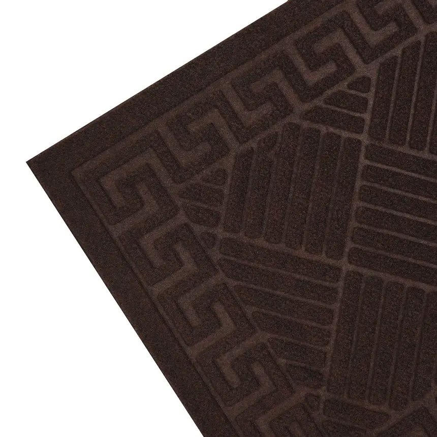 Килимок придверний Eco Fabric Смужки без кромки коричневий 40 х 60 см (4060-013) - фото 5