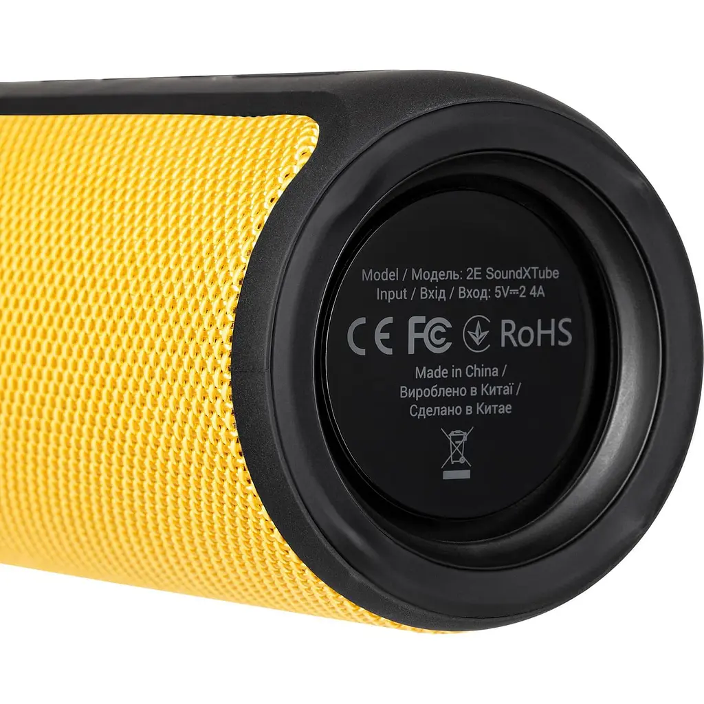 Портативна акустика 2E SoundXTube TWS Yellow (2E-BSSXTWYW) - фото 5