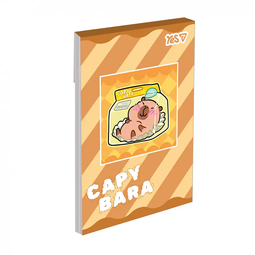 Блокнот Yes Capy Bakery А7 48 аркушів клітинка 1 шт. в асортименті (152579) - фото 4