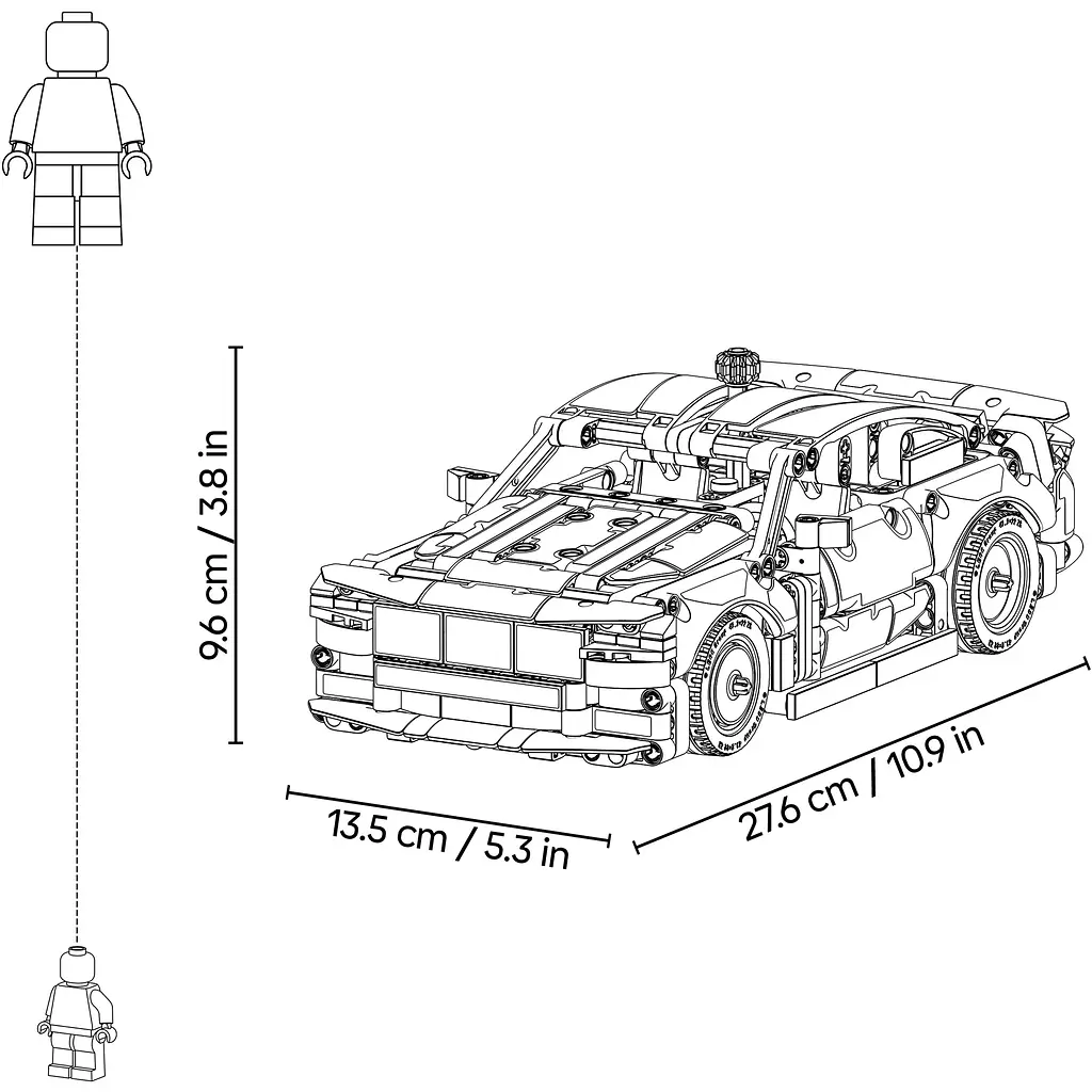 Конструктор LEGO Technic Тюнінг-гараж з автомобілем Ford Mustang GT 973 ел. (42236) - фото 18