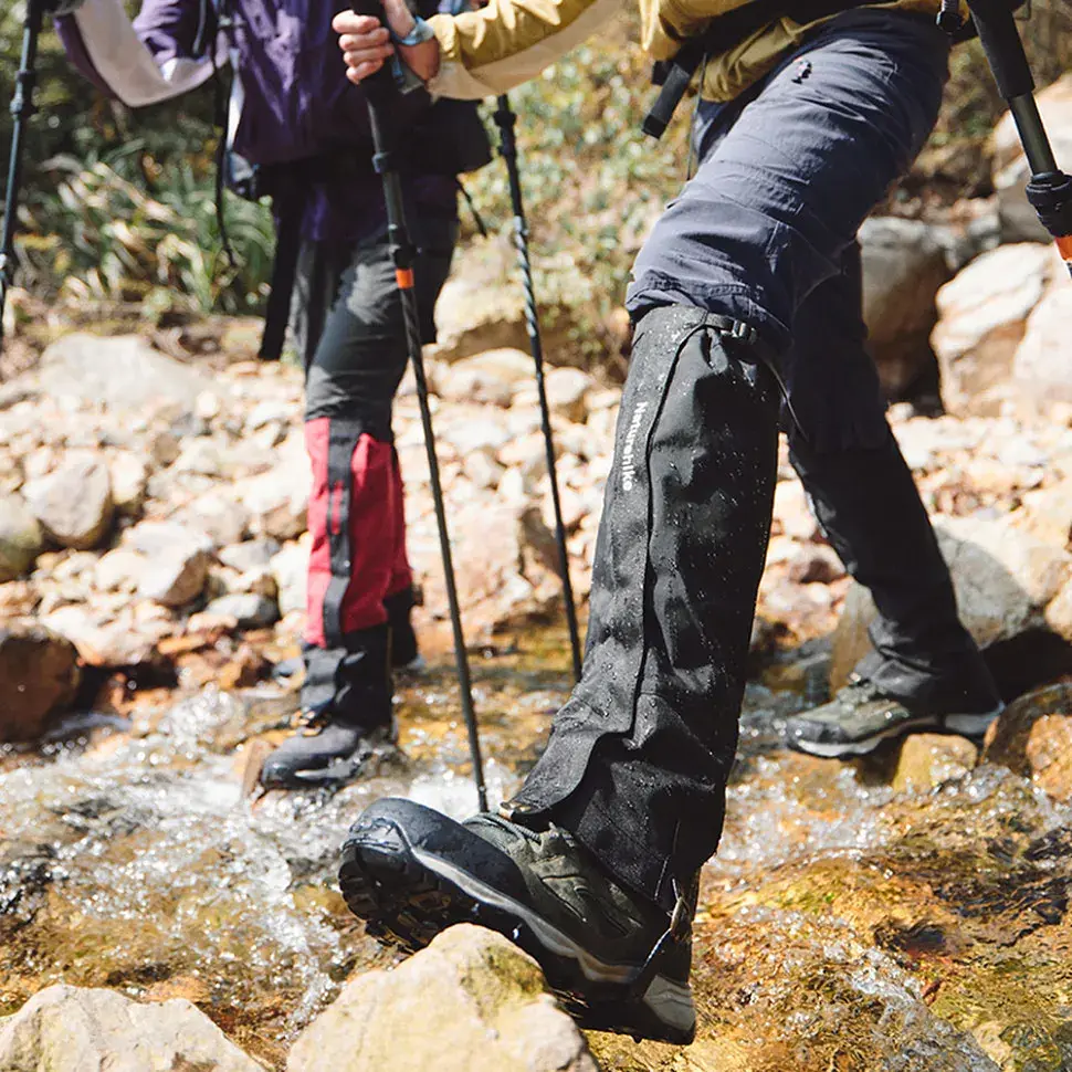 Бахіли туристичні Naturehike Водонепроникні CNK2450DS011, розмір L, чорні (6975641889724) - фото 4