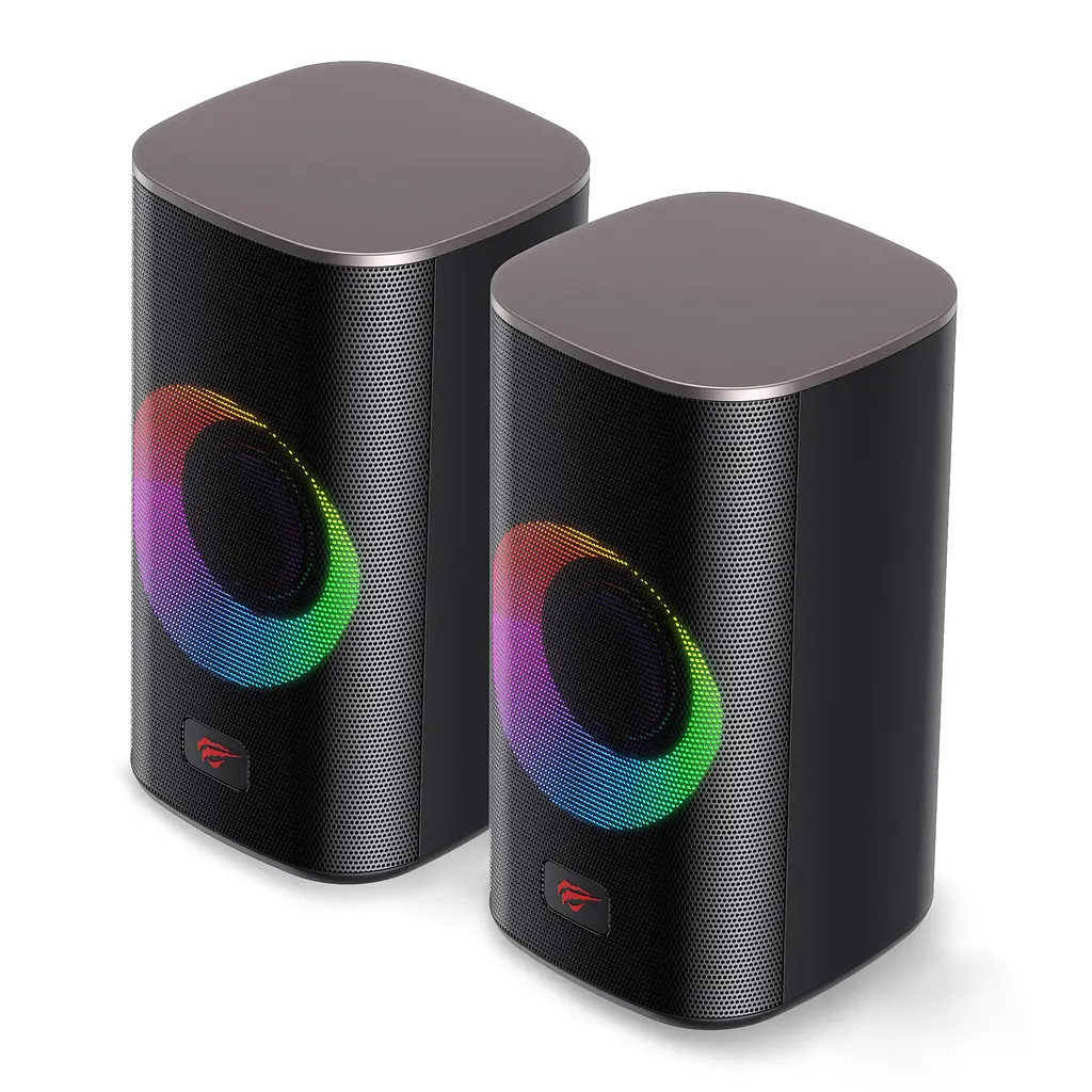 Стерео колонки ігрові HAVIT HV-SK212SE USB RGB Black HAVIT (28430-000) - фото 4
