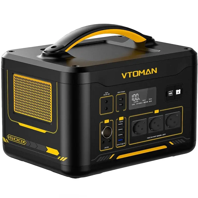 Зарядная станция Vtoman Jump 1500X PB-22 (828 Вт/ч) 1500W LiFePO4 - фото 2