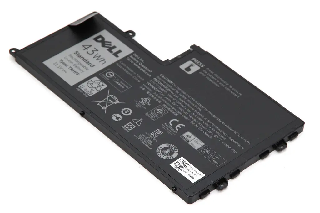 Акумулятор для ноутбука Dell Inspiron 15-5547 TRHFF, 43Wh (3950 mAh), 6cell, 11.1V, Li-ion, чорний - фото 5