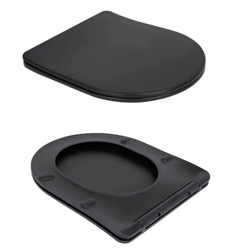 Унітаз підвісний Qtap Robin New Ultra Quiet, з сидінням Slim Duroplast/ Soft-close/ Quick Release QT13332381АSMB - фото 7