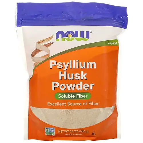 Подорожник (Псилиум) Psyllium Husk Powder 680 грамм NOW vit0005112