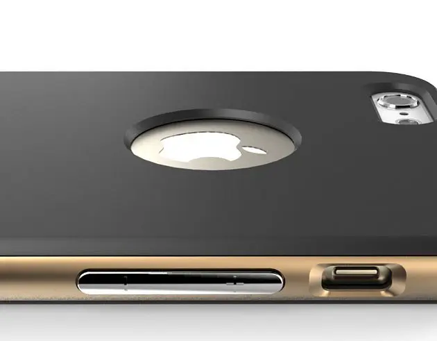Чехол бампер Rock Royce Series для Apple iPhone 6 Plus / 6s Plus Gold - фото 5
