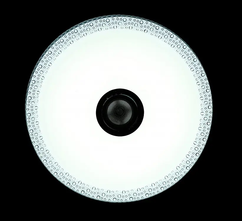 Люстра стельова LED Splendid Ray LY6121/40Wx2, 80W, білий, сучасний стиль, з пультом, Bluetooth, діаметр 50 см - фото 3