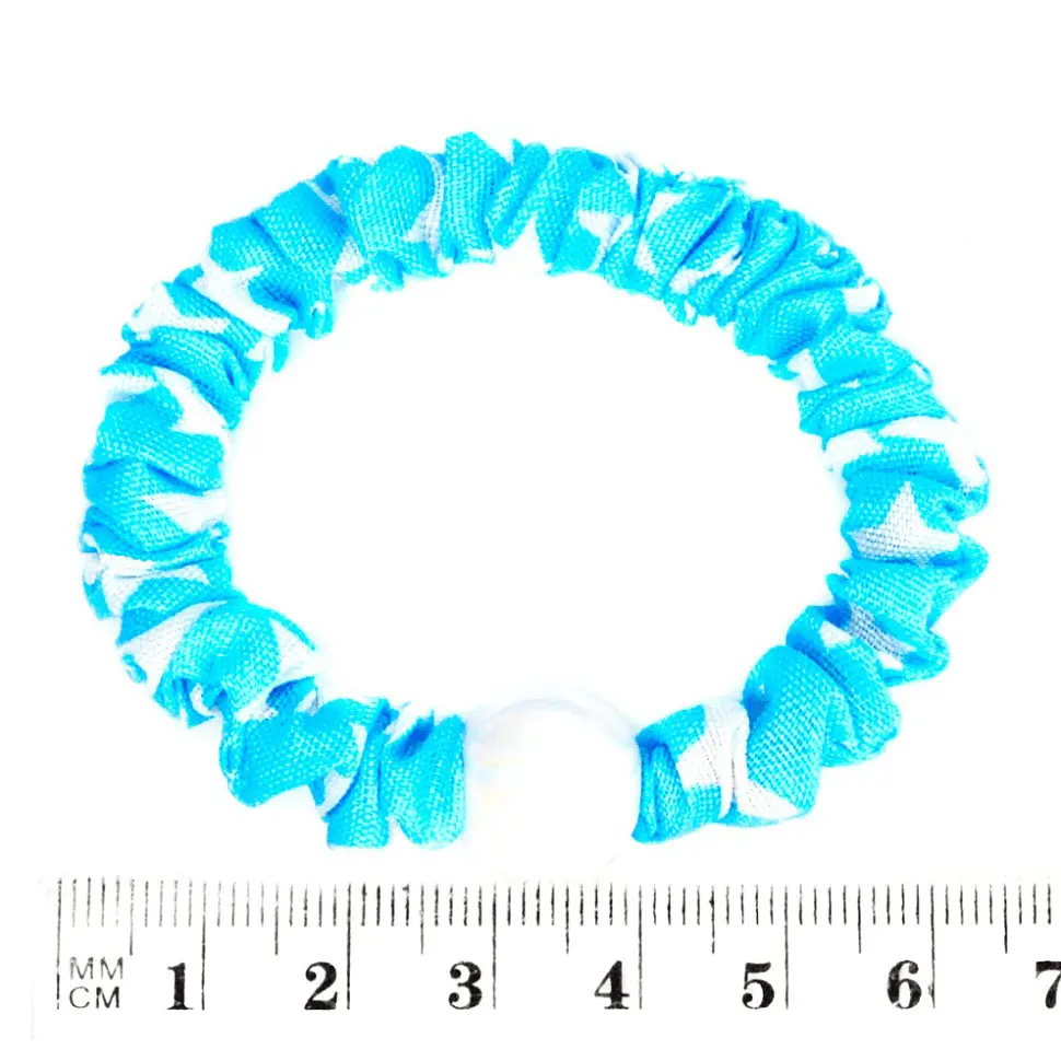 Набір резинок для волосся La-beauty 0303-1075 різнокольорові, 20 штук, з намистиною - фото 4