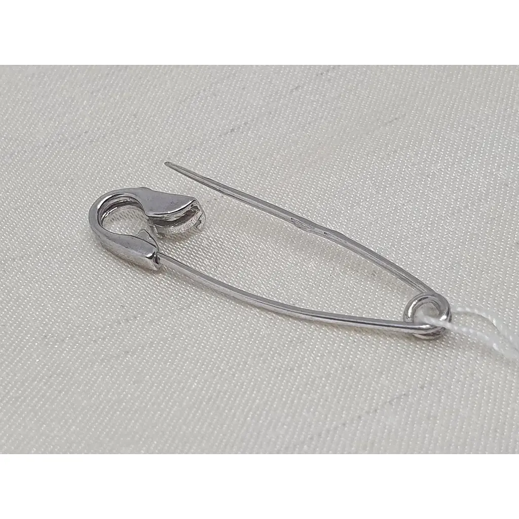 Серебряная брошь-булавка Ювелир Стандарт с фианитами. 3333-4 - фото 2