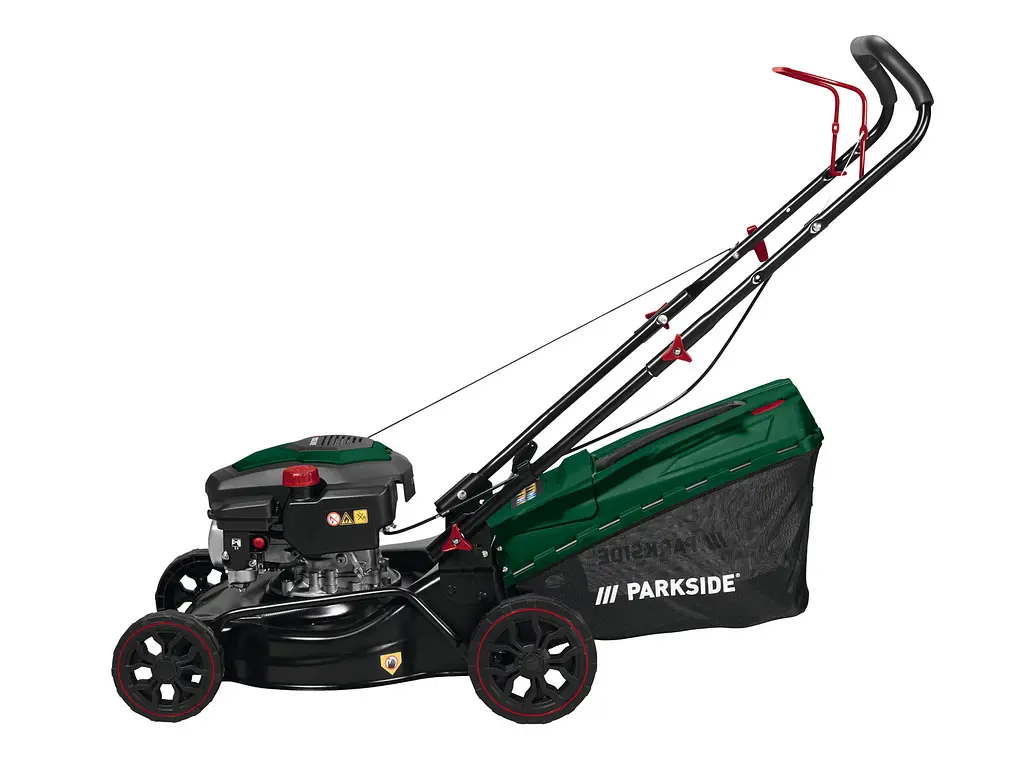 Газонокосарка бензинова Scheppach Parkside PBRM 41 B2 (41 см, 3.3 к.с., 2.4 кВт, 25-75 мм, 45 л, 21 кг) - фото 2