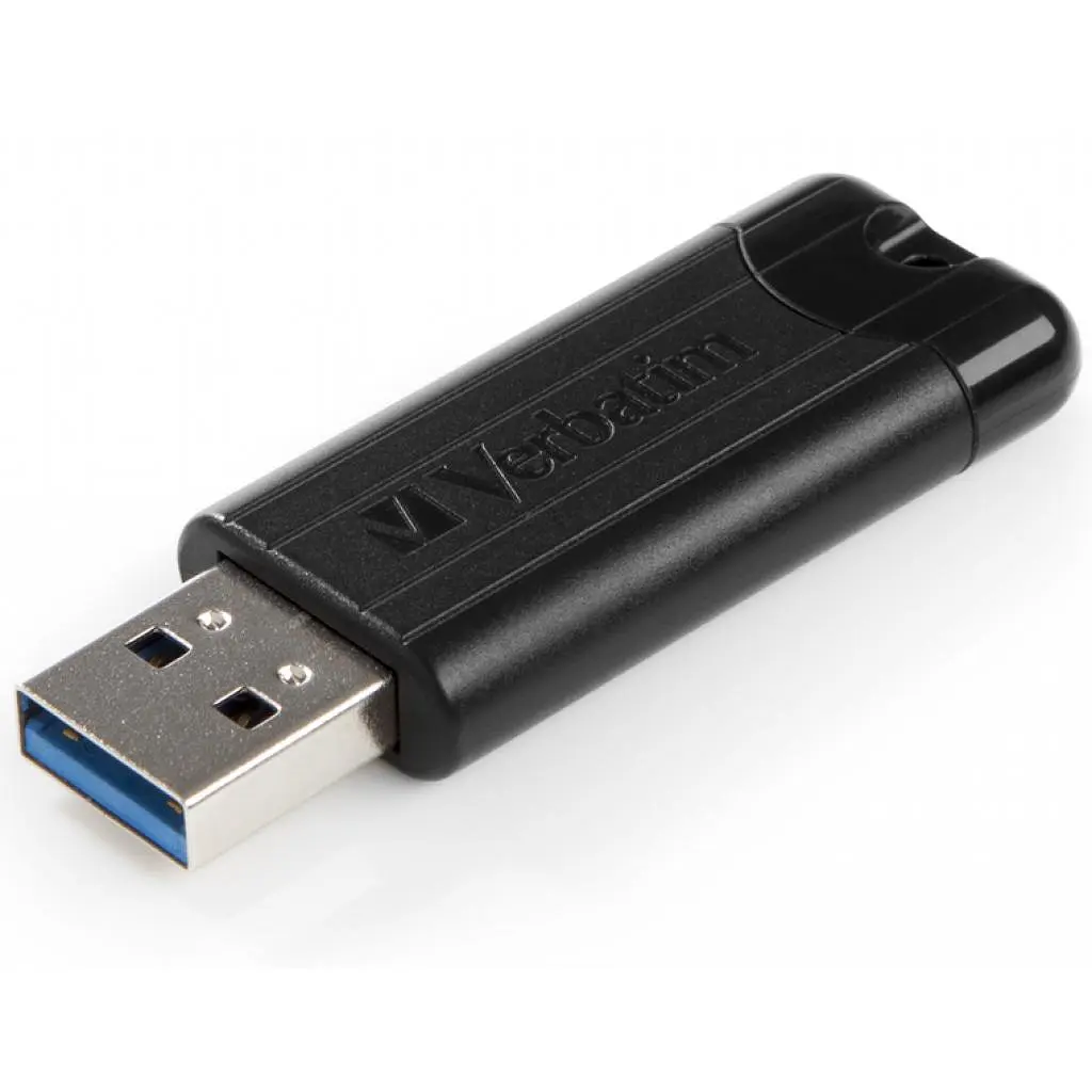 Флеш-накопичувач Verbatim USB флеш накопичувач 32GB PinStripe Black USB 3.0 (49317) - фото 4