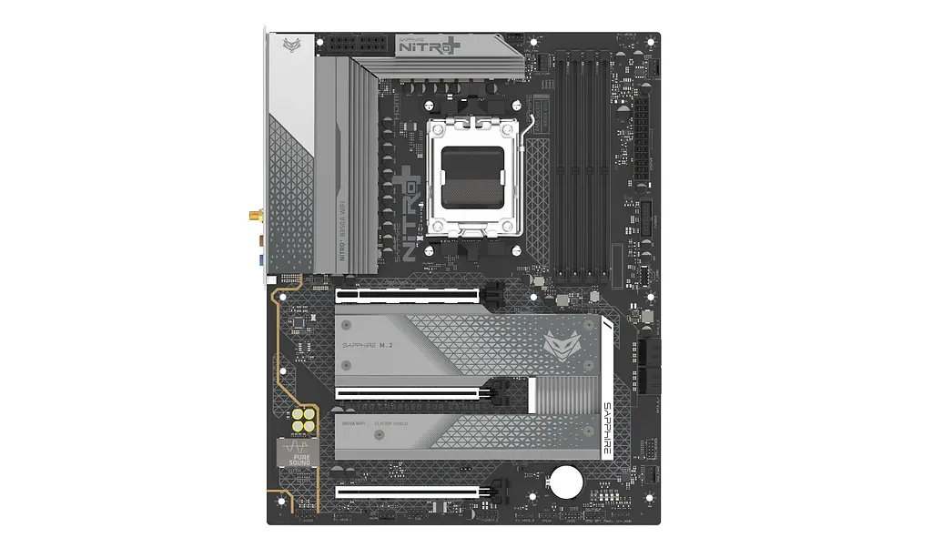 Материнская плата NITRO+ B850A WIFI7 sAM5 Sapphire teh0024957 - фото 2