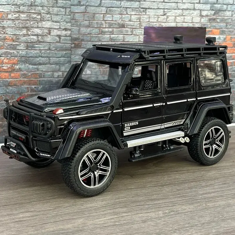 Колекційна металева модель автомобіля АвтоЕксперт Mercedes-Benz Brabus G550 екстремальний позашляховик з інерцією, світлом та звуком 1:24 - фото 10