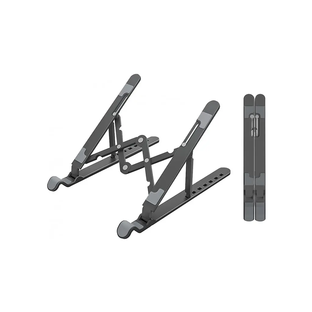 Підставка до ноутбука Orico 11-17", 7 position (15°-45°) plastic black (HS081836) - фото 3