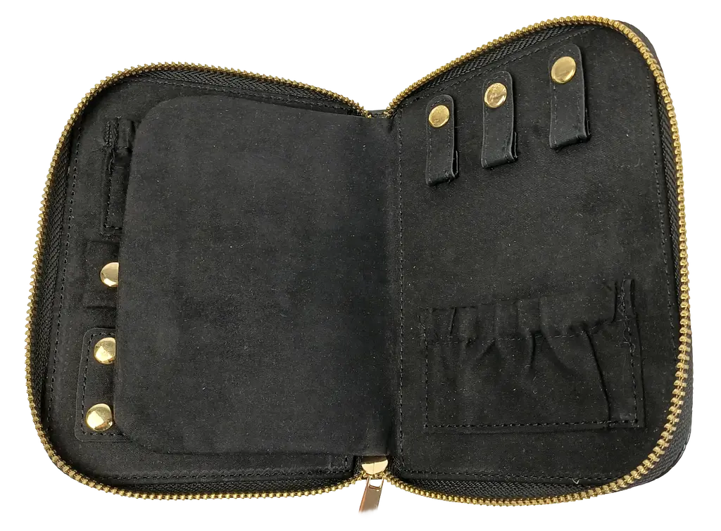 Органайзер для прикрас футляр Travel Jewelry Case Чорний - фото 6