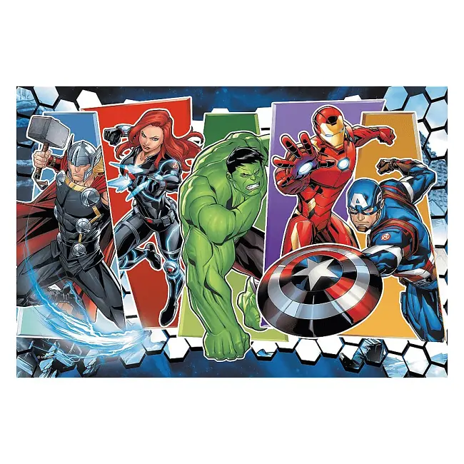 Пазл "Непероможні месники. MARVEL" 60 елементів 17357 Trefl, в коробці (5900511173574) - фото 2