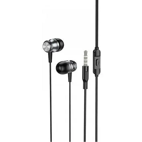 Навушники Borofone Platinum металеві універсальні earphones with microphone BM75 |1.2m, Hi-Fi| 000009241-up - фото 2
