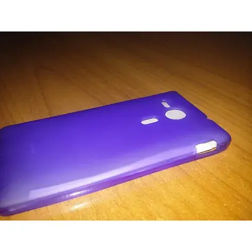Чохол-накладка для Sony Xperia SP M35h/M35C/C530X/C5302/C5303 силіконовий фіолетовий - фото 3