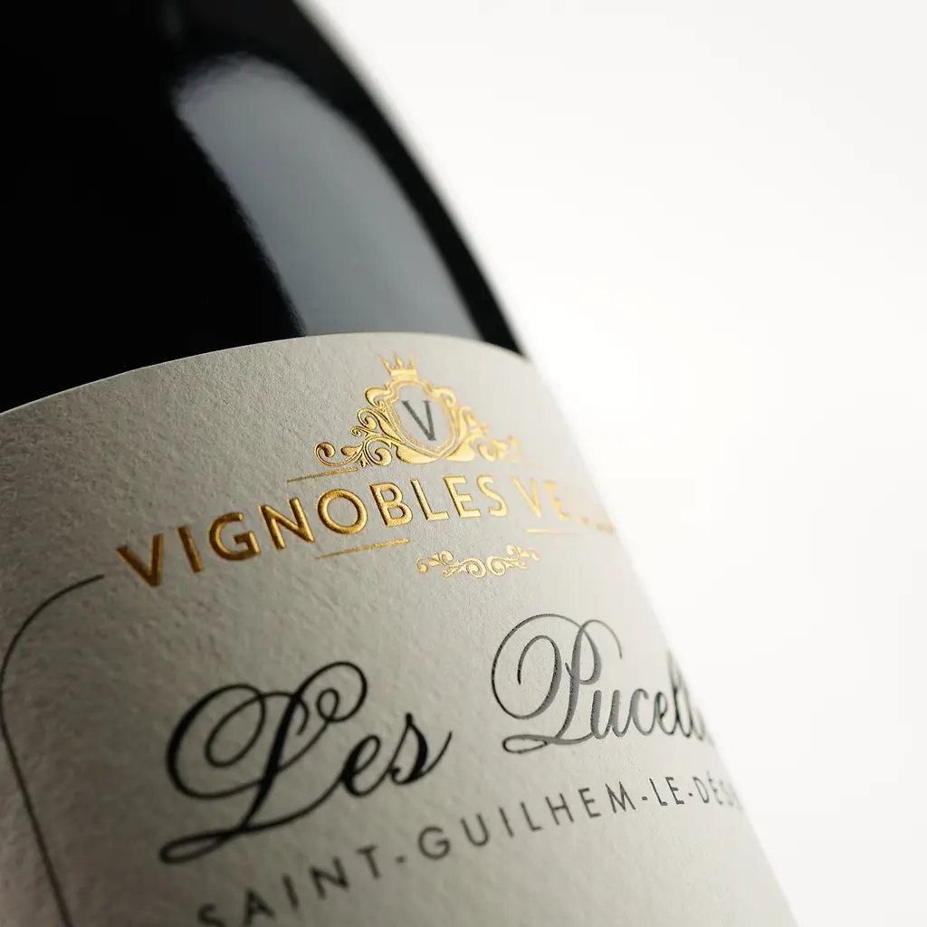 Вино Les Pucelles Rouge IGP Saint Guilhem le Desert, красное, сухое, 0,75 л - фото 4