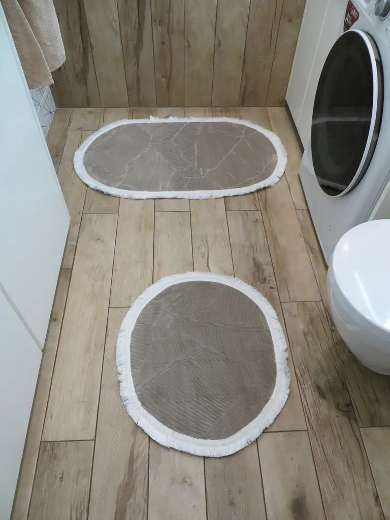 Набір килимків для ванної кімнати, 2 шт. Carpet One 100х63 см(60х40 см) pbe0049491 - фото 3