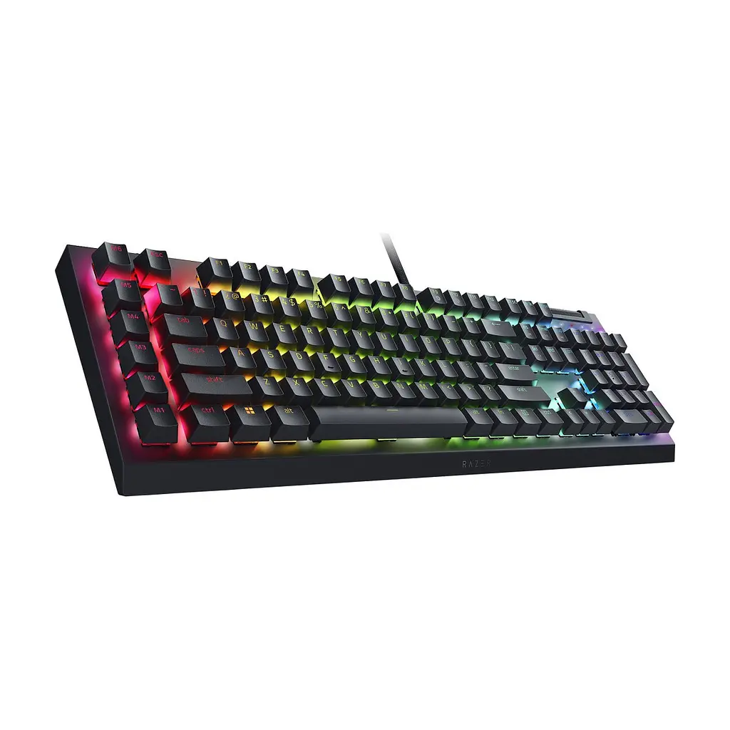 Клавіатура Razer BlackWidow V4 X Yellow Switch USB RU Black (RZ03-04702500-R3R1) - фото 2