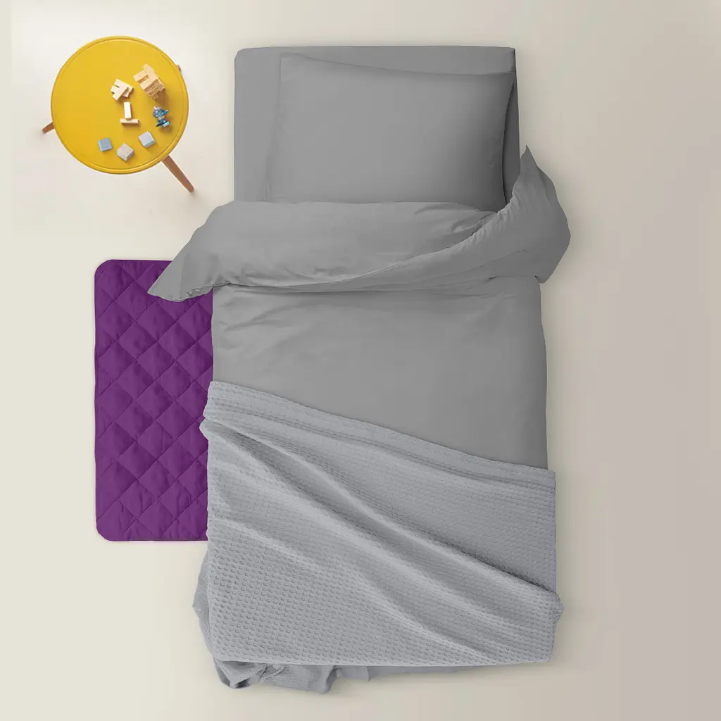 Плед-покрывало Cosas Smoky Waffle Weave 110х140 см серый (Blanket_09Smoky_WaffleWeave_110x140) - фото 2