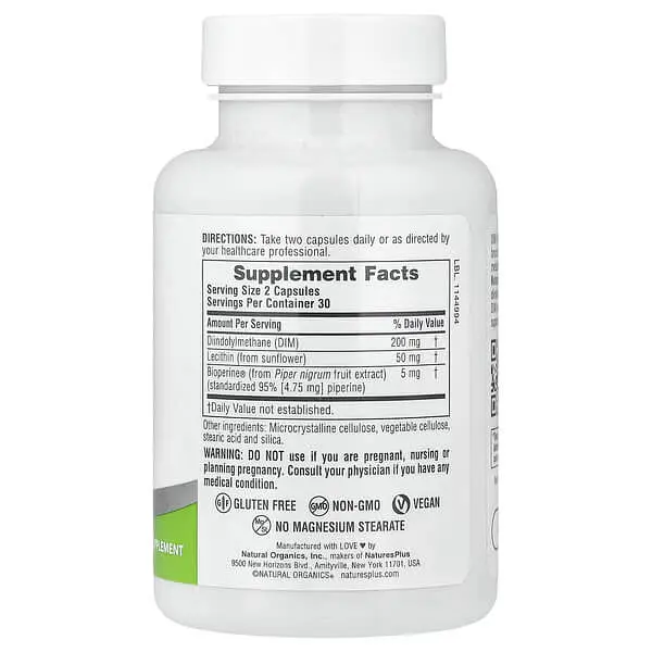 ДІМ (DIM) PRO DIM 200 60 капсул NaturesPlus vit0006063 - фото 2