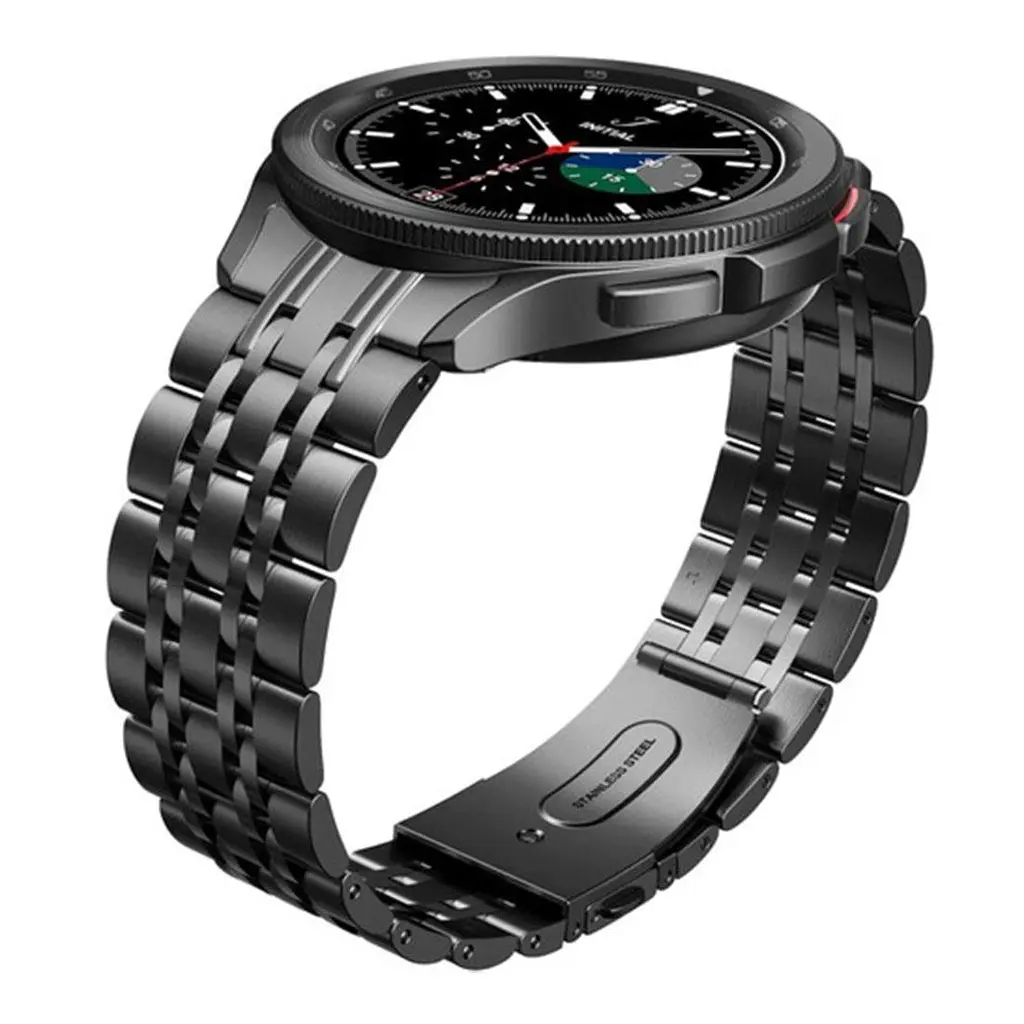 Металлический ремешок Primolux Steel Link для часов Samsung Galaxy Watch 4 Classic 42 мм SM-R880 Black - фото 2