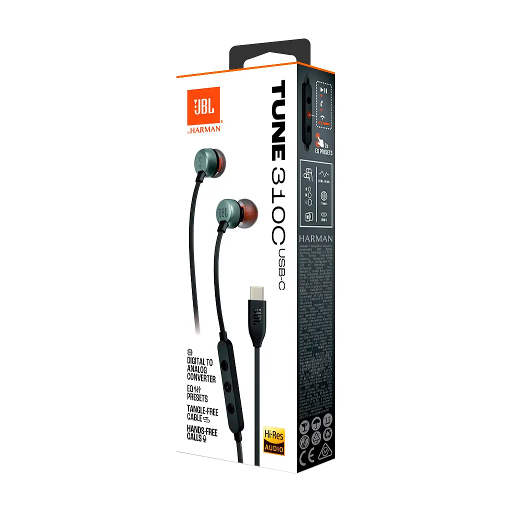 Навушники JBL Tune 310C USB-C Black (JBLT310CBLK) - фото 8