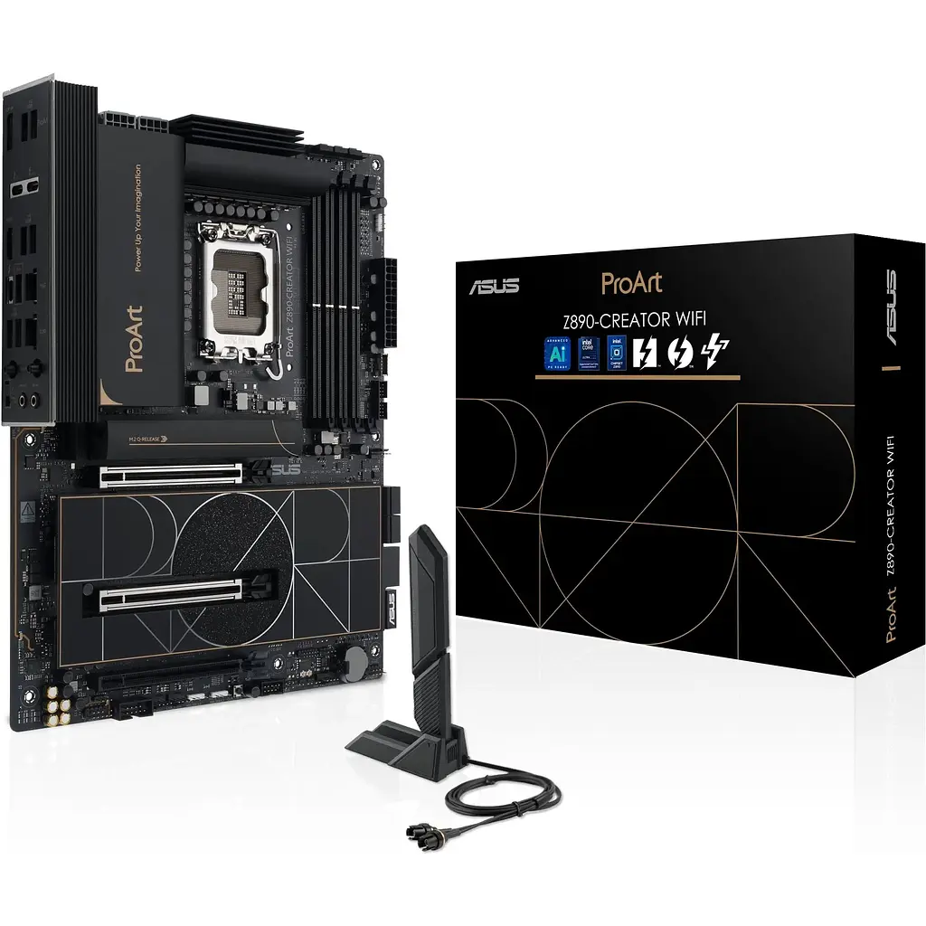 Материнская плата Asus Proart Z890-CREATOR WIFI s1851 Z890 4xDDR5 M.2 HDMI DP Wi-Fi ATX - фото 8