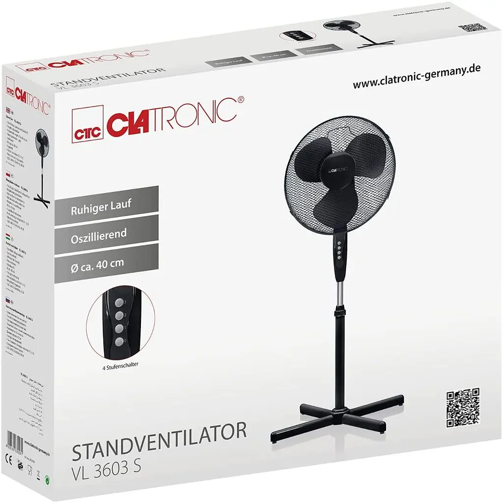 Вентилятор Clatronic VL 3603 Black - фото 8
