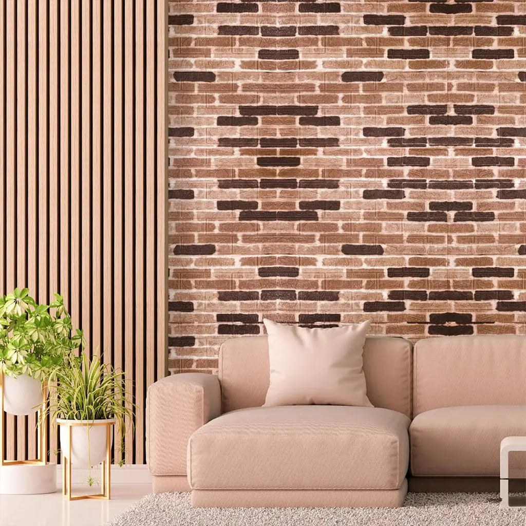 Самоклеющаяся 3D панель Sticker Wall 700х770х3мм Классический кирпич 346-3 SW-00001146 - фото 5