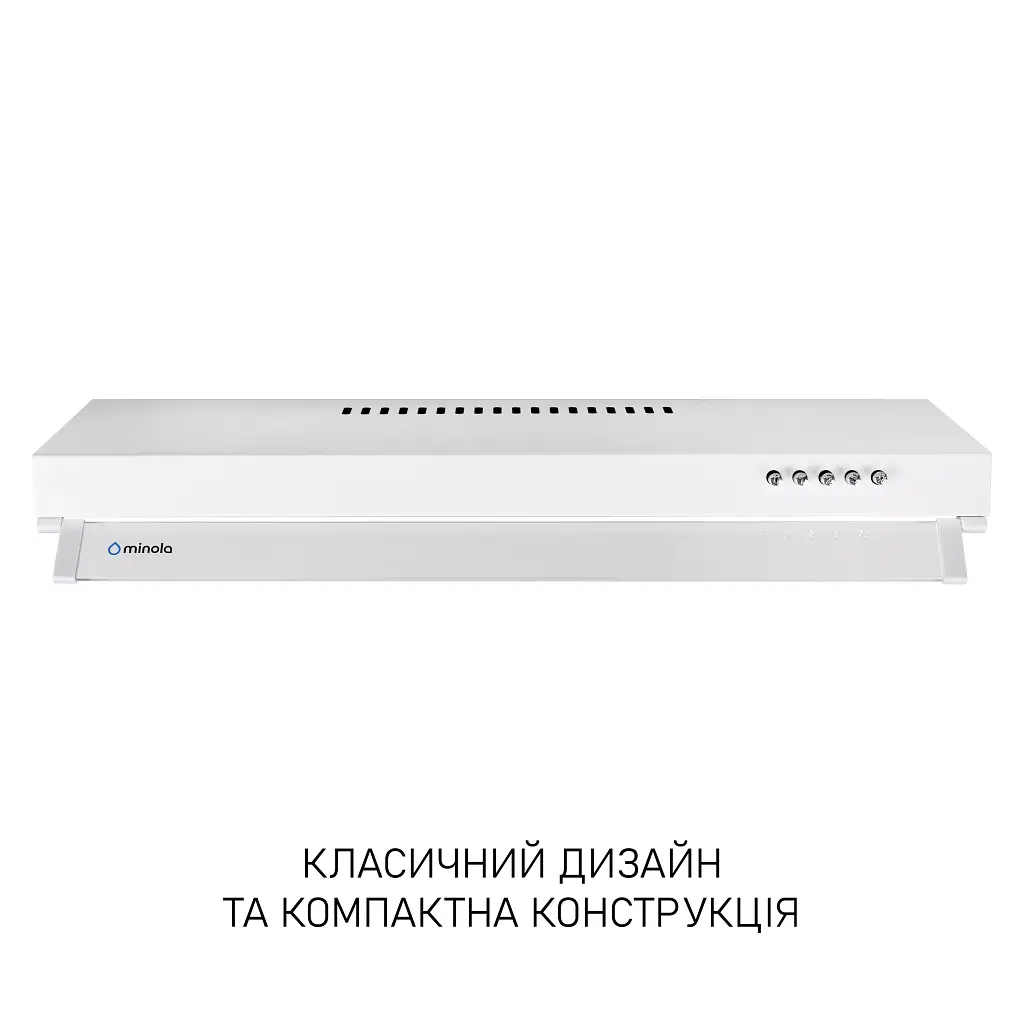 Витяжка плоска Minola HPL 633 WH - фото 2