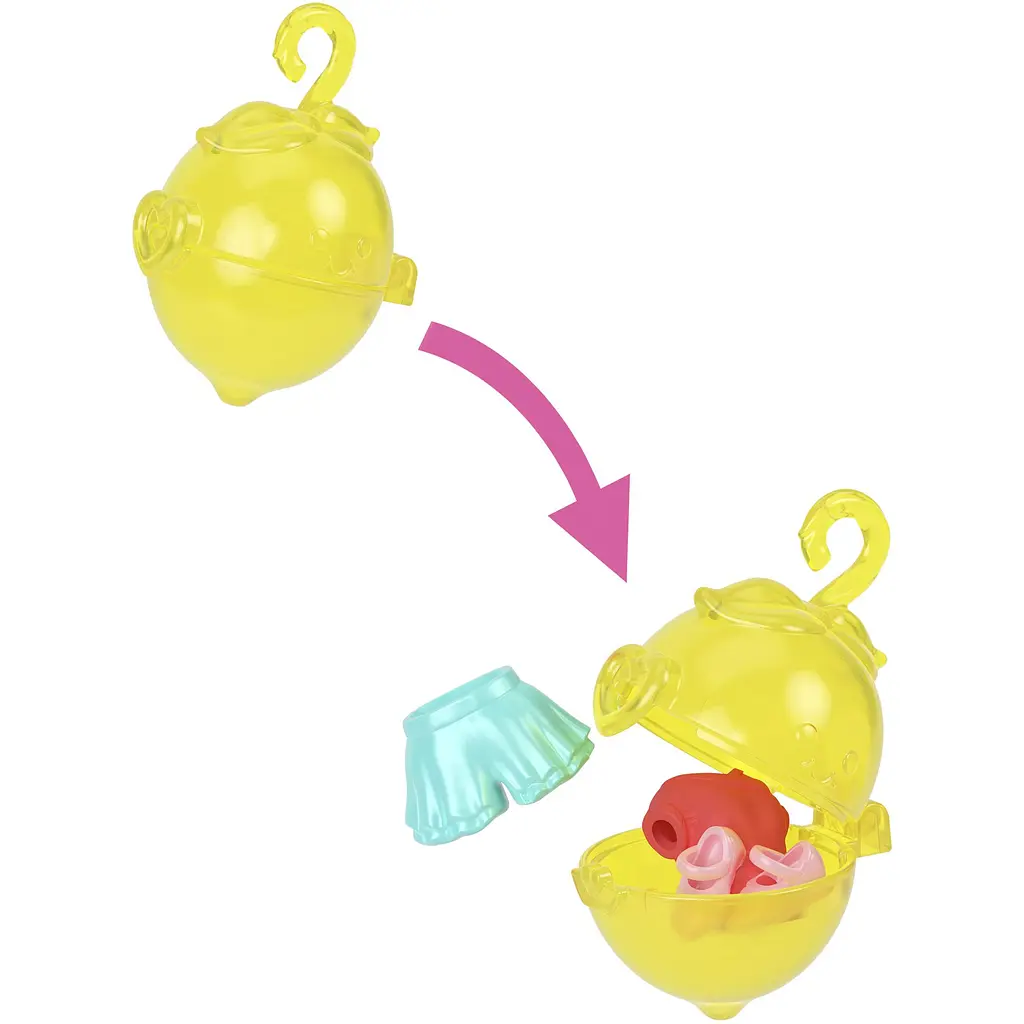 Набір-підвіска Mattel Polly Pocket Фруктовий стиль з мінімодницею в асортименті (JKR51) - фото 8