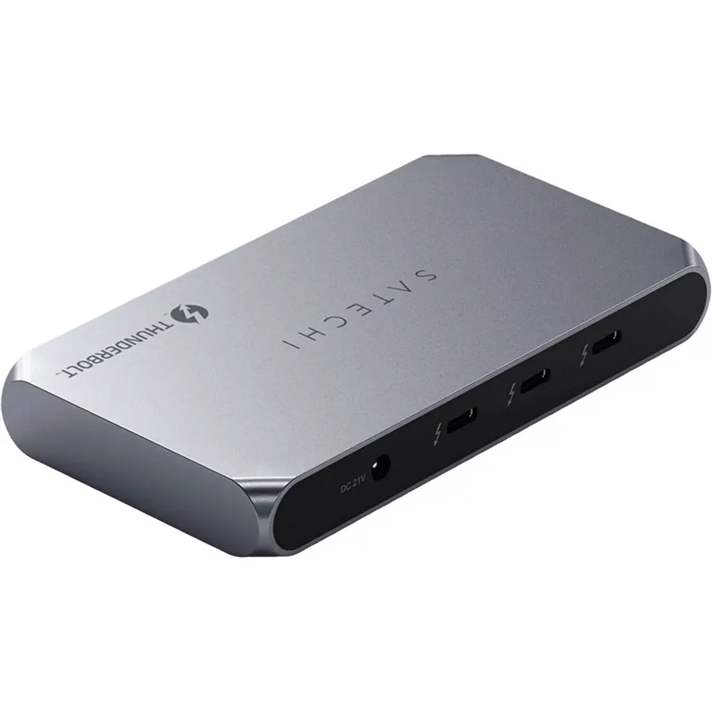 Адаптер Satechi Thunderbolt 4 Slim Pro Space Gray (ST-HT4SHM-EU) - фото 2