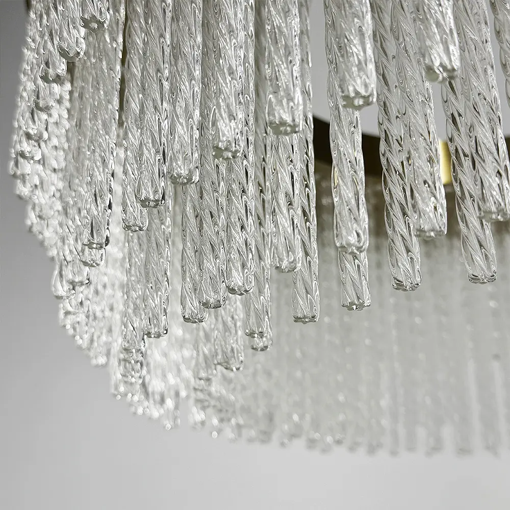 Изысканная подвесная LED люстра в латунном корпусе Ø 60 см Ст. M 221-600 | Line F - фото 4