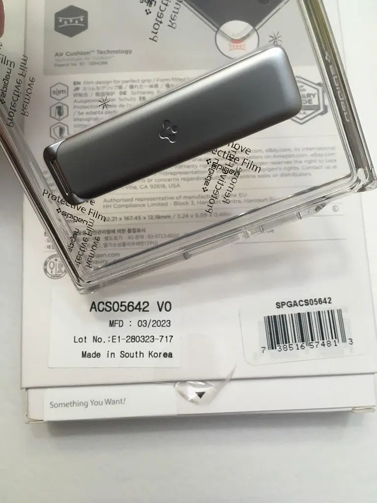 Протиударний чохол для Samsung Galaxy S23 Ultra Spigen Slim Armor Essential S Clear ACS05642 Прозорий - фото 5