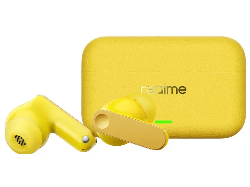 Навушники з мікрофоном Realme Buds T500 PRO Yellow - фото 4