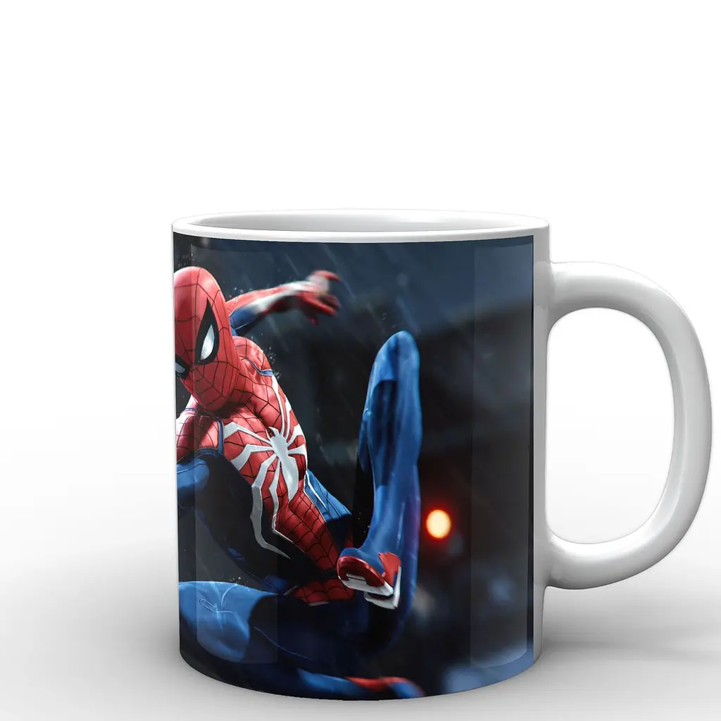 Кружка GeekLand Человек-Паук Spider-Man паутина SM.02.029 330 мл белая - фото 3