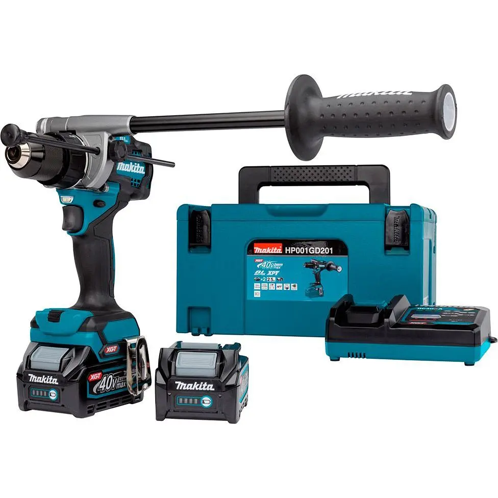 Дриль-шуруповерт Makita HP001GD201 40V 2x2.5Ah [89345] - фото 8