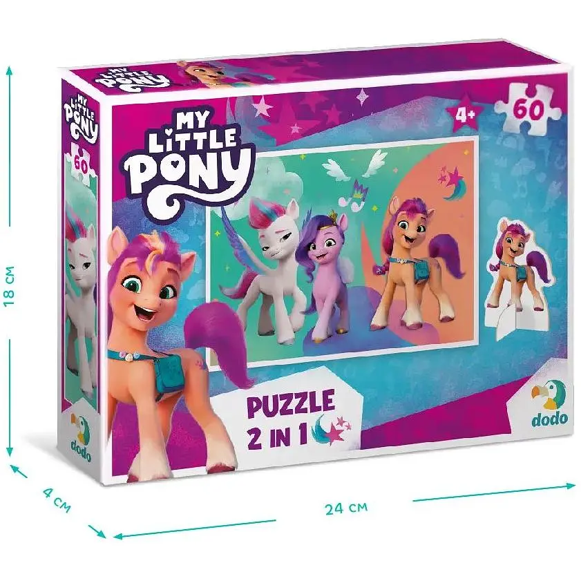 Пазл DoDo My Little Pony, с фигуркой, 60 элементов (200138) - фото 5