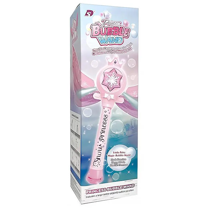 Пистолет с мыльными пузырями SHT 8603 Snow Princess + бутылка 130 мл Pink - фото 5