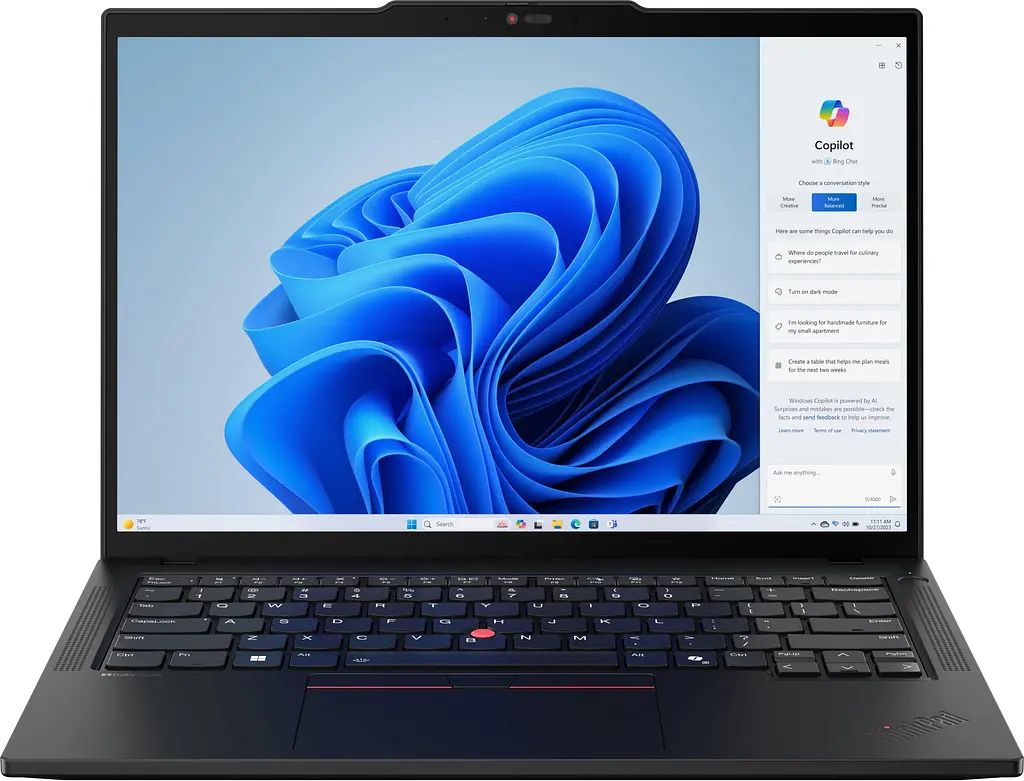 Ноутбук Lenovo ThinkPad T14-G5 14' WUXGA IPS AG, Intel U7-165H, 32GB, F1TB, UMA, Win11P, чорний (21ML004QRA) - фото 2