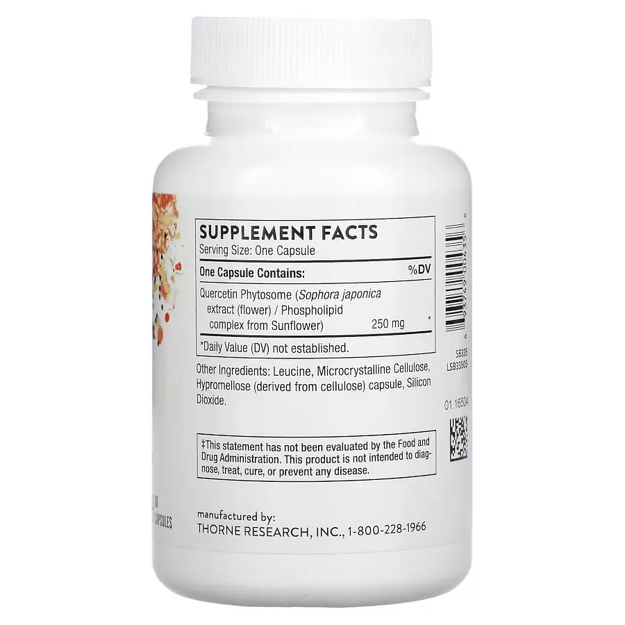 Фітосома кверцетину Thorne Quercetin Phytosome, 60 капсул - фото 2